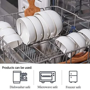 DELLING Ultra-Strong 22 Ounce Soup Bowls, Cereal Bowl, 6 inch Bowls Set, White Ceramic Bowls, White Bowls for Kitchen, Snack Rice Pasta Salad Oatmeal, Set of 6, Dishwasher & Microwave Safe