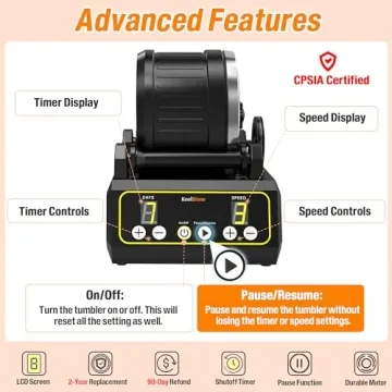 KoolStone C1 Rock Tumbler - Quiet, Large Capacity Kit