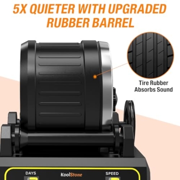 KoolStone C1 Rock Tumbler - Quiet, Large Capacity Kit