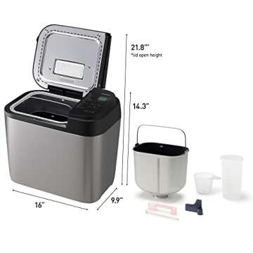 Panasonic Bread Maker with 20 Presets and Sensor Technology