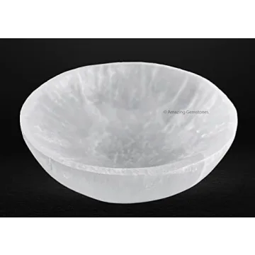 4" Selenite Bowl for Charging Healing Crystals and Stones