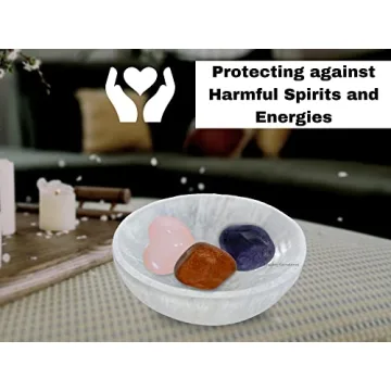 4" Selenite Bowl for Charging Healing Crystals and Stones