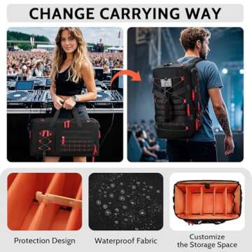 BOSSTIN DJ Cable Bag – Durable Gear Organizer for DJs