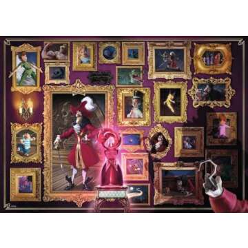Ravensburger Disney Villainous Captain Hook 1000 Piece Jigsaw Puzzle for Adults – Unique Pieces & ...