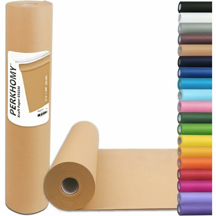 Kraft Paper Roll 17.5" x 100' - Versatile Gift Wrapping
