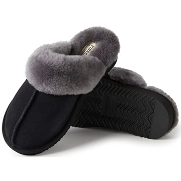 Dearfoams Fireside Scuff Slipper for Women