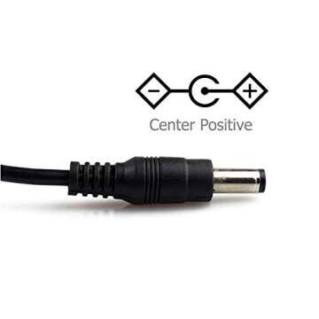 Excelity 15V 2A Wall Charger with 5.5x2.1mm Plug