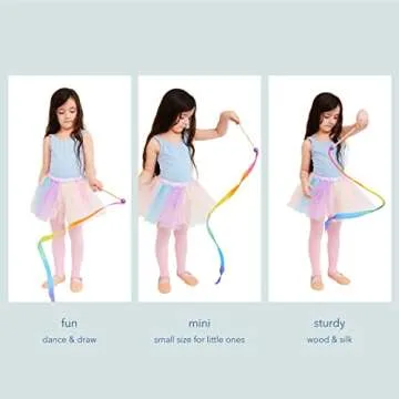 Sarah's Silks Mini Rainbow Streamer - Perfect for Kids Activities