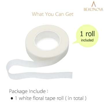 BEADNOVA Floral Tape for Bouquets and Craft Projects