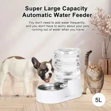 RIZZARI 5L Automatic Pet Waterer for Cats and Dogs
