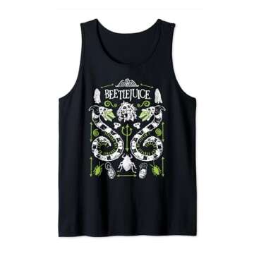 Beetlejuice Symbols Poster Tank Top