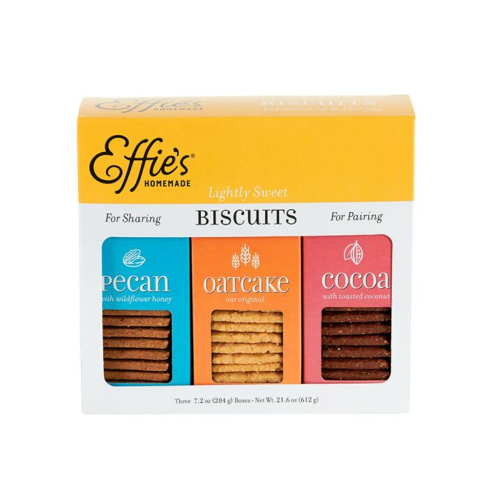 Effie's Oatcakes, Pecan & Cocoa Biscuits Variety Pack