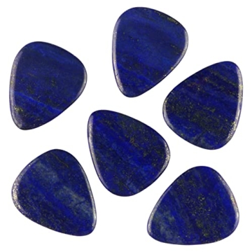Premium Lapis Lazuli Stone Guitar Pick - Handcrafted Design