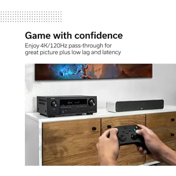 Denon AVR-S660H 5.2 Ch 8K Receiver - Premium Home Theater