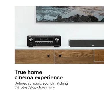 Denon AVR-S660H 5.2 Ch 8K Receiver - Premium Home Theater