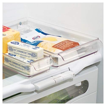 BPA-Free Kitchen Organizer Bin for Fridge and Pantry