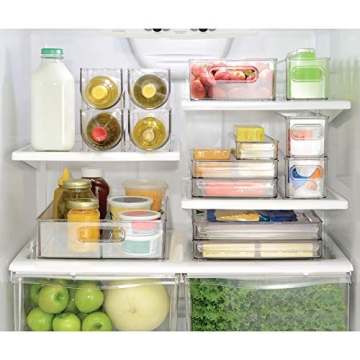 BPA-Free Kitchen Organizer Bin for Fridge and Pantry