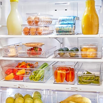 BPA-Free Kitchen Organizer Bin for Fridge and Pantry