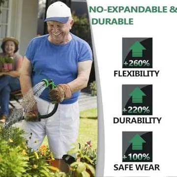 100 ft Kink-Free Garden Hose with 10 Function Sprayer