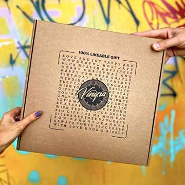 Vinyra Photographer Vinyl Record Wall Clock - Camera themed Gift Set Idea for Photography Lovers Photo Hobby Enthusiasts Women Girls Teens Her Kids - Room Home Decorations Art Decor 12” LP Clock Black