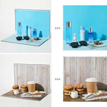 Versatile Backdrop Kit for Small Product Photography