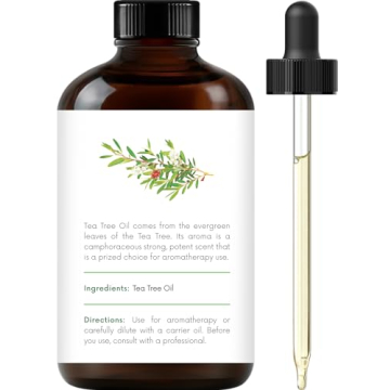 100% Pure Tea Tree Essential Oil for Aromatherapy & Cleaning