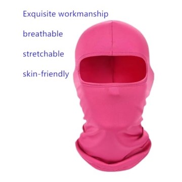 Pink Balaclava Ski Mask for All Outdoor Activities