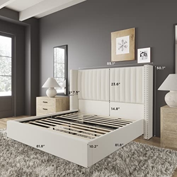 Explore the Jocisland King Size Velvet Bed Frame