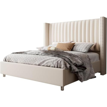 Explore the Jocisland King Size Velvet Bed Frame