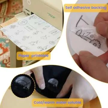 New brothread Sticky Water Soluble Embroidery Stabilizer