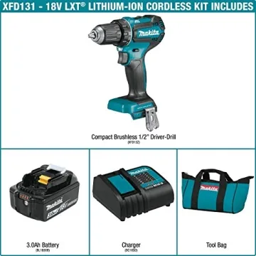 Makita XFD131 Brushless Cordless Driver-Drill Kit