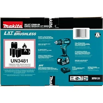 Makita XFD131 Brushless Cordless Driver-Drill Kit