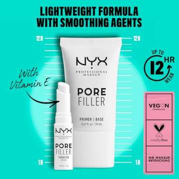 NYX PROFESSIONAL MAKEUP Pore Filler Targeted Primer Stick - Blurring Primer