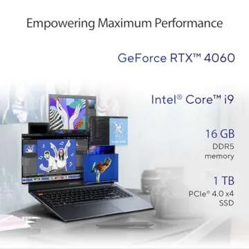 ASUS VivoBook Pro 16 with Intel i9, RTX 4060, 1TB SSD