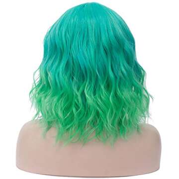 TopWigy Green Costume Wig for Anime Cosplay Events