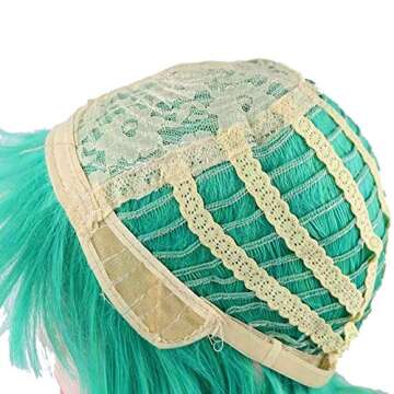 TopWigy Green Costume Wig for Anime Cosplay Events