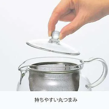 Hario ChaCha Kyusu "Maru" Tea Pot, 450ml