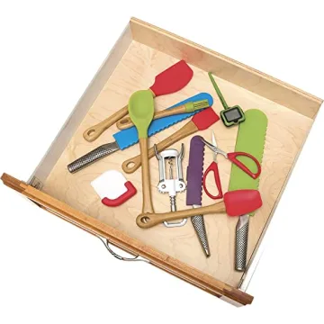 Adjustable Bamboo Drawer Dividers for Kitchen Organization