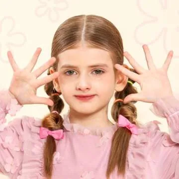 YGDZ 312PCS Elastic Hair Tie 24 Colors Small Ponytail Holder, 2cm Hair Bands for Girls, Hair Accessories for Toddlers Baby Kids, for Christmas Gift