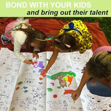 ALEX Art Jumbo Coloring Poster for Kids - Huge Fun!
