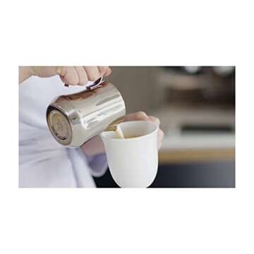 De'Longhi DLSC060 Milk Frothing Jug, 12 oz, Stainless Steel