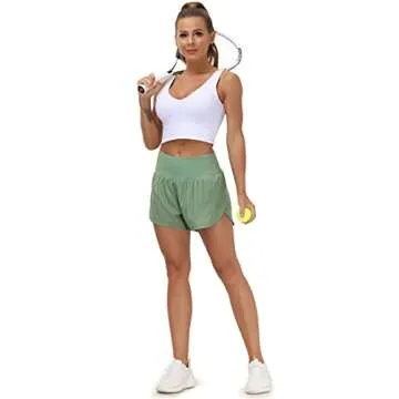 Comfortable High Waisted Running Shorts for Women