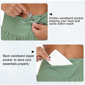 Comfortable High Waisted Running Shorts for Women
