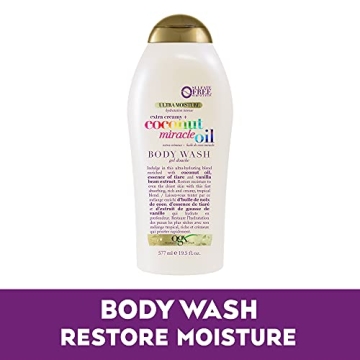 OGX Extra Creamy Coconut Miracle Oil Body Wash 19.5 Fl Oz