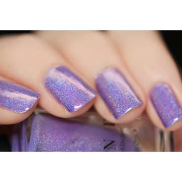 ILNP Charmingly Purple - Bright Purple Holographic Nail Polish