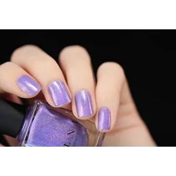 Bright Purple Holographic Nail Polish by ILNP