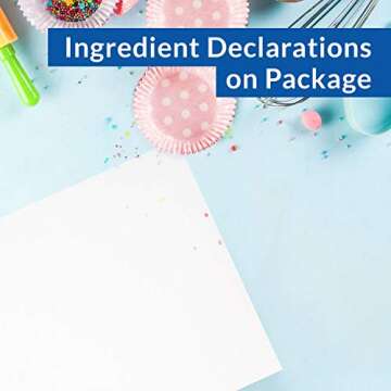 O-Grade Edible Wafer Paper for Cake Decorations, 100 Pack