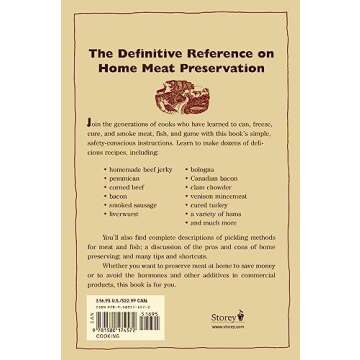 A Guide to Canning, Freezing, Curing & Smoking Meat, Fish & Game