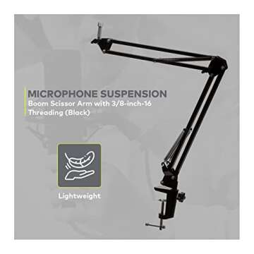 Audio-Technica AT2020 Studio Microphone Kit with XLR and Stand