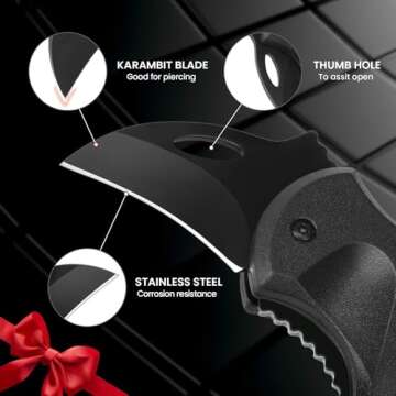 FUNBRO Small Pocket Knife - Perfect Gift for Dads